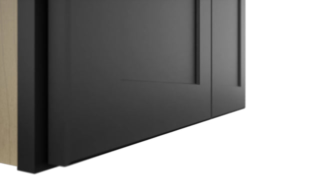 Fabuwood Galaxy Pitch Black W2718 Wall Standard Cabinet, Detail View