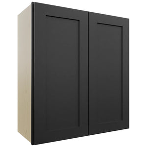 Fabuwood Galaxy Pitch Black W2730 Wall Standard Cabinet, Front View