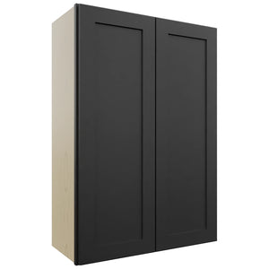 Fabuwood Galaxy Pitch Black W2739 Wall Standard Cabinet, Front View