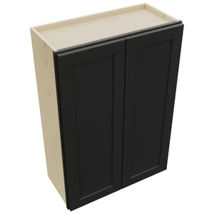 Fabuwood Galaxy Pitch Black W2739 Wall Standard Cabinet, Top View