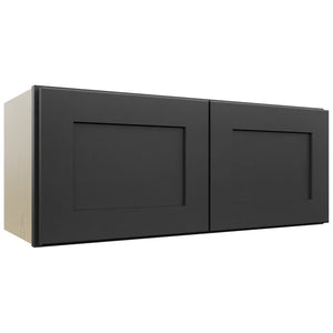 Fabuwood Galaxy Pitch Black W3012 Wall Standard Cabinet, Front View