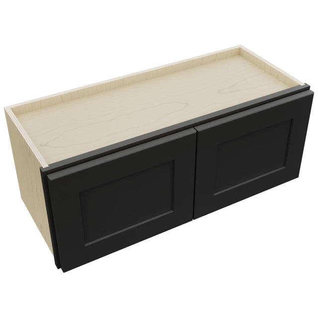Fabuwood Galaxy Pitch Black W3012 Wall Standard Cabinet, Top View
