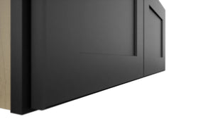 Fabuwood Galaxy Pitch Black W3012 Wall Standard Cabinet, Detail View