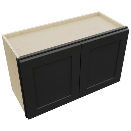 Fabuwood Galaxy Pitch Black W3018 Wall Standard Cabinet, Top View