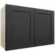 Fabuwood Galaxy Pitch Black W3021 Wall Standard Cabinet, Front View