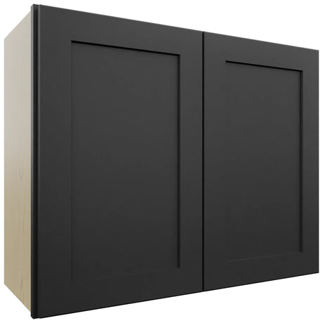 Fabuwood Galaxy Pitch Black W3024 Wall Standard Cabinet, Front View