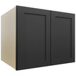 Fabuwood Galaxy Pitch Black W302424 Wall Deep Cabinet, Front View