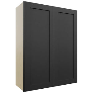 Fabuwood Galaxy Pitch Black W3039 Wall Standard Cabinet, Front View