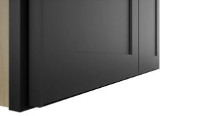 Fabuwood Galaxy Pitch Black W3039 Wall Standard Cabinet, Detail View