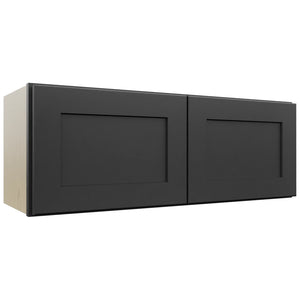Fabuwood Galaxy Pitch Black W3312 Wall Standard Cabinet, Front View