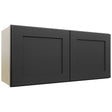 Fabuwood Galaxy Pitch Black W3315 Wall Standard Cabinet, Front View