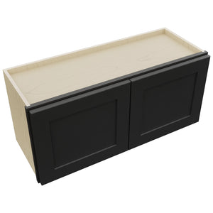 Fabuwood Galaxy Pitch Black W3315 Wall Standard Cabinet, Top View