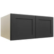 Fabuwood Galaxy Pitch Black W331524 Wall Deep Cabinet, Front View