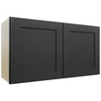 Fabuwood Galaxy Pitch Black W3318 Wall Standard Cabinet, Front View