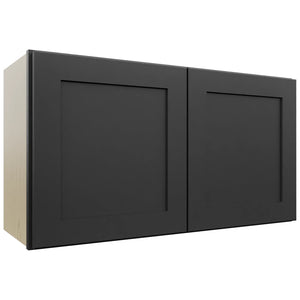 Fabuwood Galaxy Pitch Black W3318 Wall Standard Cabinet, Front View