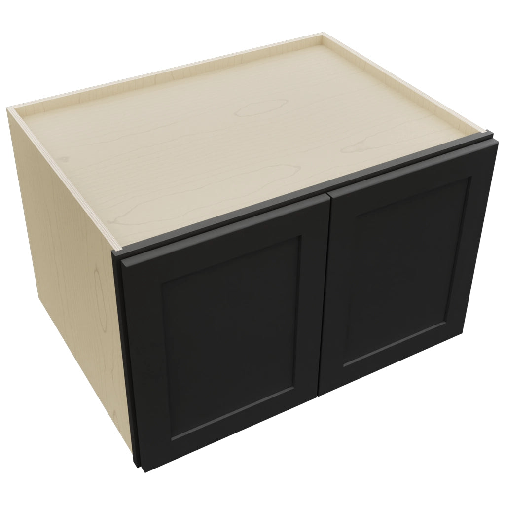 Fabuwood Galaxy Pitch Black W332124 Wall Deep Cabinet, Top View