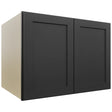 Fabuwood Galaxy Pitch Black W332424 Wall Deep Cabinet, Front View