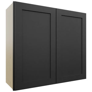 Fabuwood Galaxy Pitch Black W3330 Wall Standard Cabinet, Front View