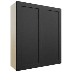 Fabuwood Galaxy Pitch Black W3339 Wall Standard Cabinet, Front View
