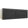 Fabuwood Galaxy Pitch Black W3612 Wall Standard Cabinet, Front View