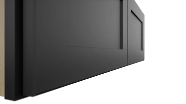 Fabuwood Galaxy Pitch Black W361224 Wall Deep Cabinet, Detail View