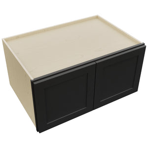 Fabuwood Galaxy Pitch Black W361824 Wall Deep Cabinet, Top View