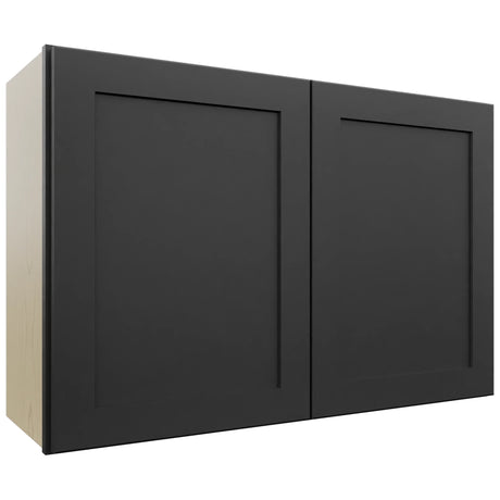 Fabuwood Galaxy Pitch Black W3624 Wall Standard Cabinet, Front View