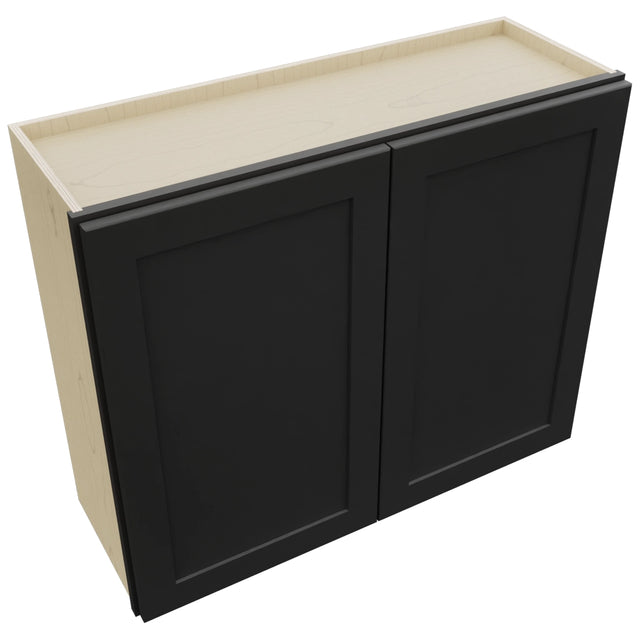 Fabuwood Galaxy Pitch Black W3630 Wall Standard Cabinet, Top View