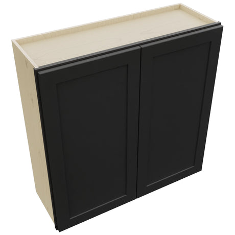 Fabuwood Galaxy Pitch Black W3636 Wall Standard Cabinet, Top View