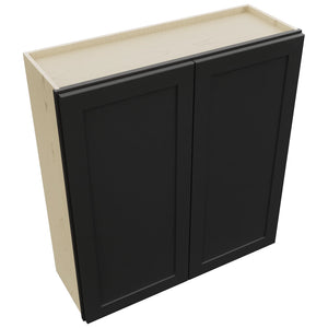 Fabuwood Galaxy Pitch Black W3639 Wall Standard Cabinet, Top View