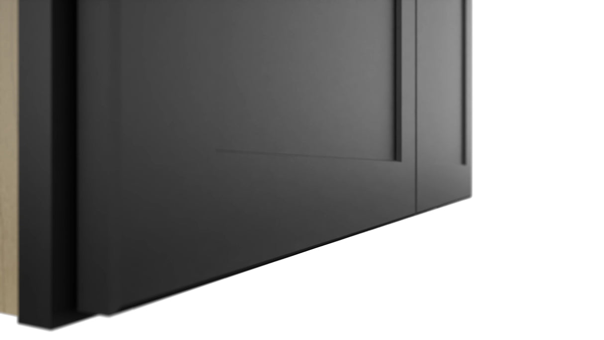 Fabuwood Galaxy Pitch Black W3639 Wall Standard Cabinet, Detail View