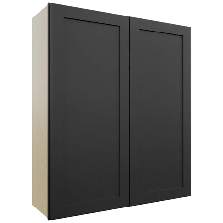 Fabuwood Galaxy Pitch Black W3642 Wall Standard Cabinet, Front View