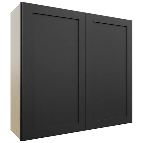 Fabuwood Galaxy Pitch Black W3936 Wall Standard Cabinet, Front View
