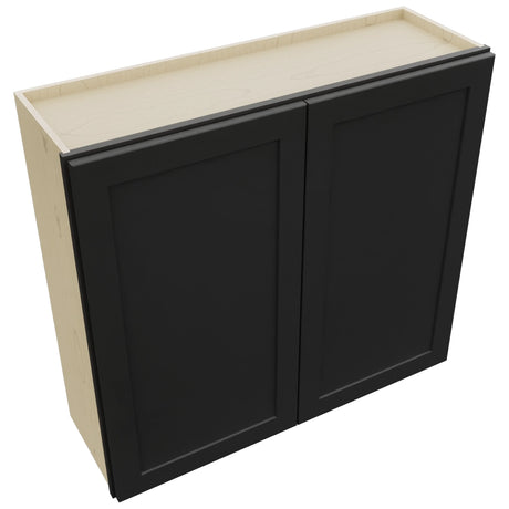 Fabuwood Galaxy Pitch Black W3936 Wall Standard Cabinet, Top View