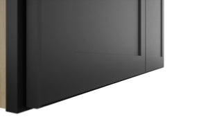 Fabuwood Galaxy Pitch Black W3939 Wall Standard Cabinet, Detail View