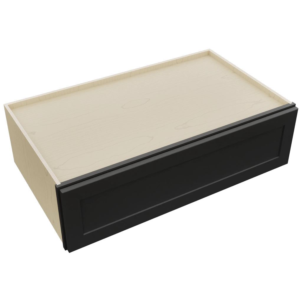 Fabuwood Galaxy Pitch Black W421224LU Wall Deep Cabinet, Top View