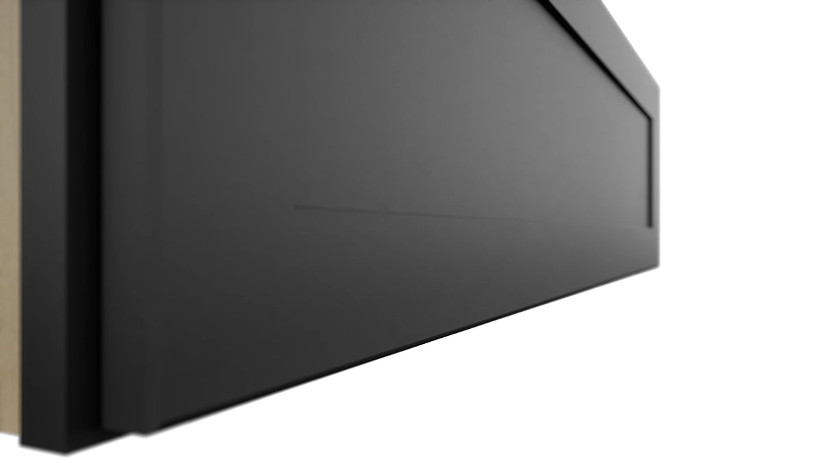 Fabuwood Galaxy Pitch Black W421224LU Wall Deep Cabinet, Detail View