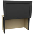 Fabuwood Galaxy Pitch Black WAC3018 Wall Appliance Cabinet, Open View