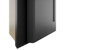 Fabuwood Galaxy Pitch Black WAE1239 Wall Angle End Cabinet, Detail View