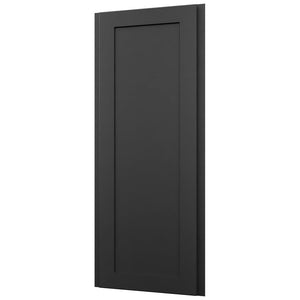 Fabuwood Galaxy Pitch Black WAE1242 Wall Angle End Cabinet, Front View