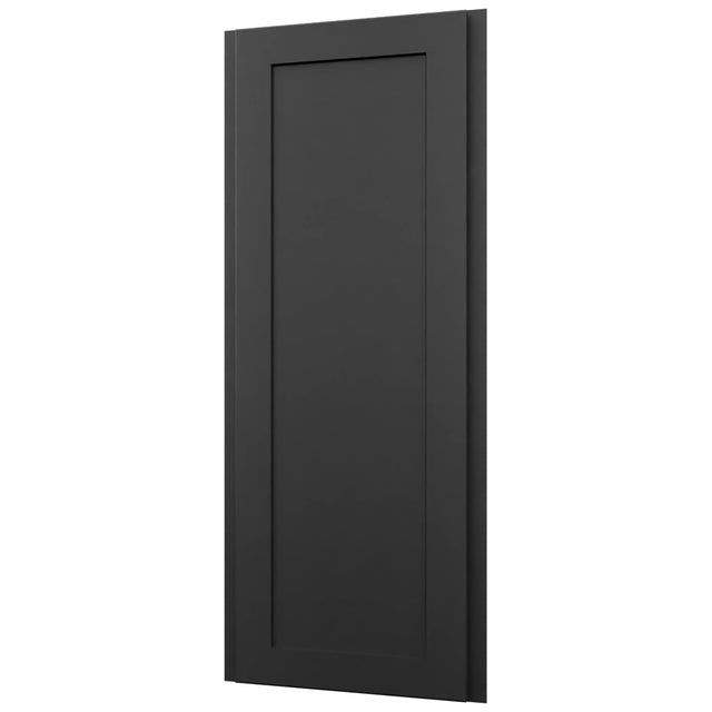 Fabuwood Galaxy Pitch Black WAE1242 Wall Angle End Cabinet, Front View