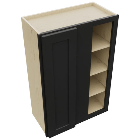 Fabuwood Galaxy Pitch Black WBC2436 Wall Corner Blind Cabinet, Top View