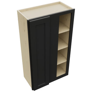 Fabuwood Galaxy Pitch Black WBC2442 Wall Corner Blind Cabinet, Top View