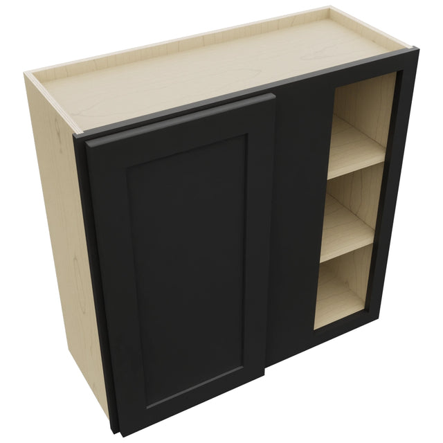 Fabuwood Galaxy Pitch Black WBC3030 Wall Corner Blind Cabinet, Top View