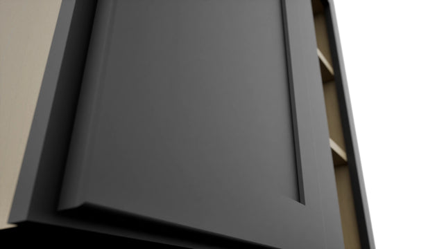 Fabuwood Galaxy Pitch Black WBC3030 Wall Corner Blind Cabinet, Detail View