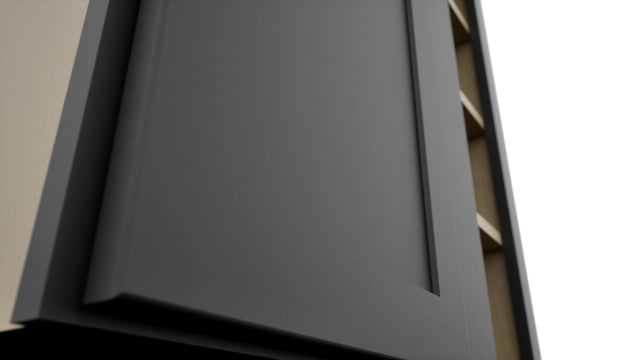 Fabuwood Galaxy Pitch Black WBC3036 Wall Corner Blind Cabinet, Detail View
