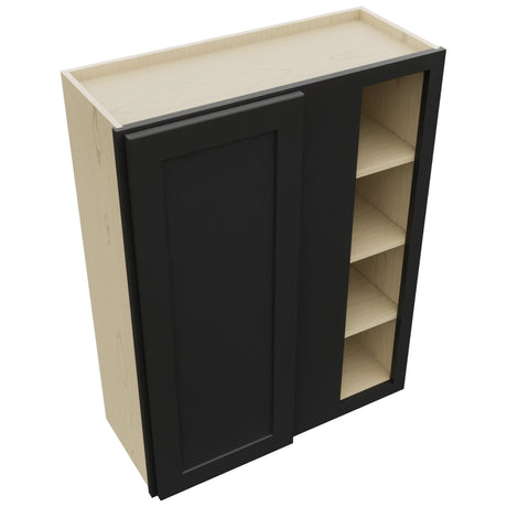 Fabuwood Galaxy Pitch Black WBC3039 Wall Corner Blind Cabinet, Top View