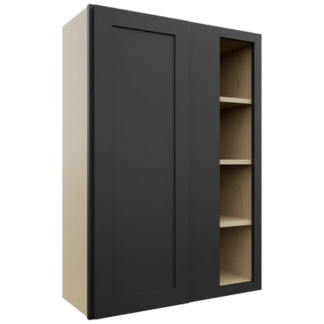 Fabuwood Galaxy Pitch Black WBC3042 Wall Corner Blind Cabinet, Front View