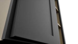Fabuwood Galaxy Pitch Black WBC3042 Wall Corner Blind Cabinet, Detail View