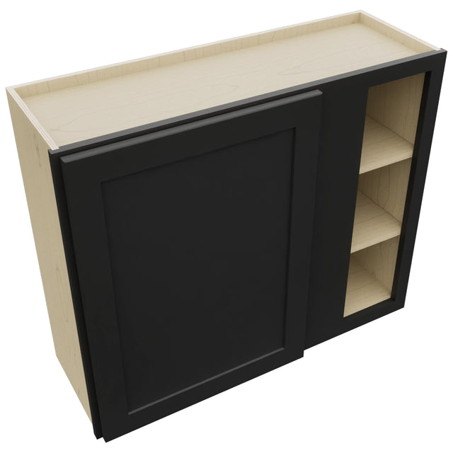 Fabuwood Galaxy Pitch Black WBC3630 Wall Corner Blind Cabinet, Top View
